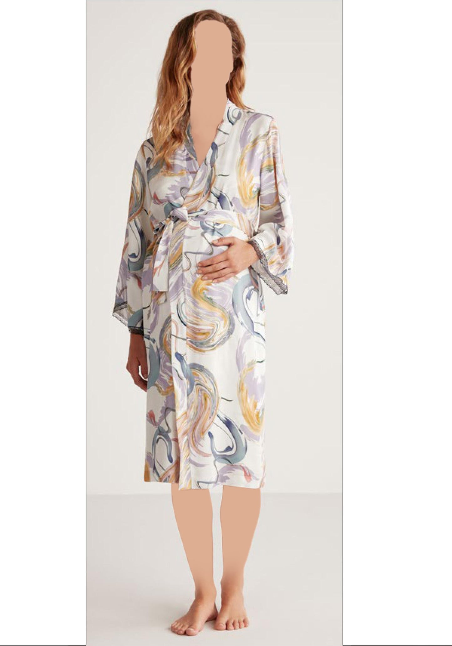 MTRNL Maternal Long Robe