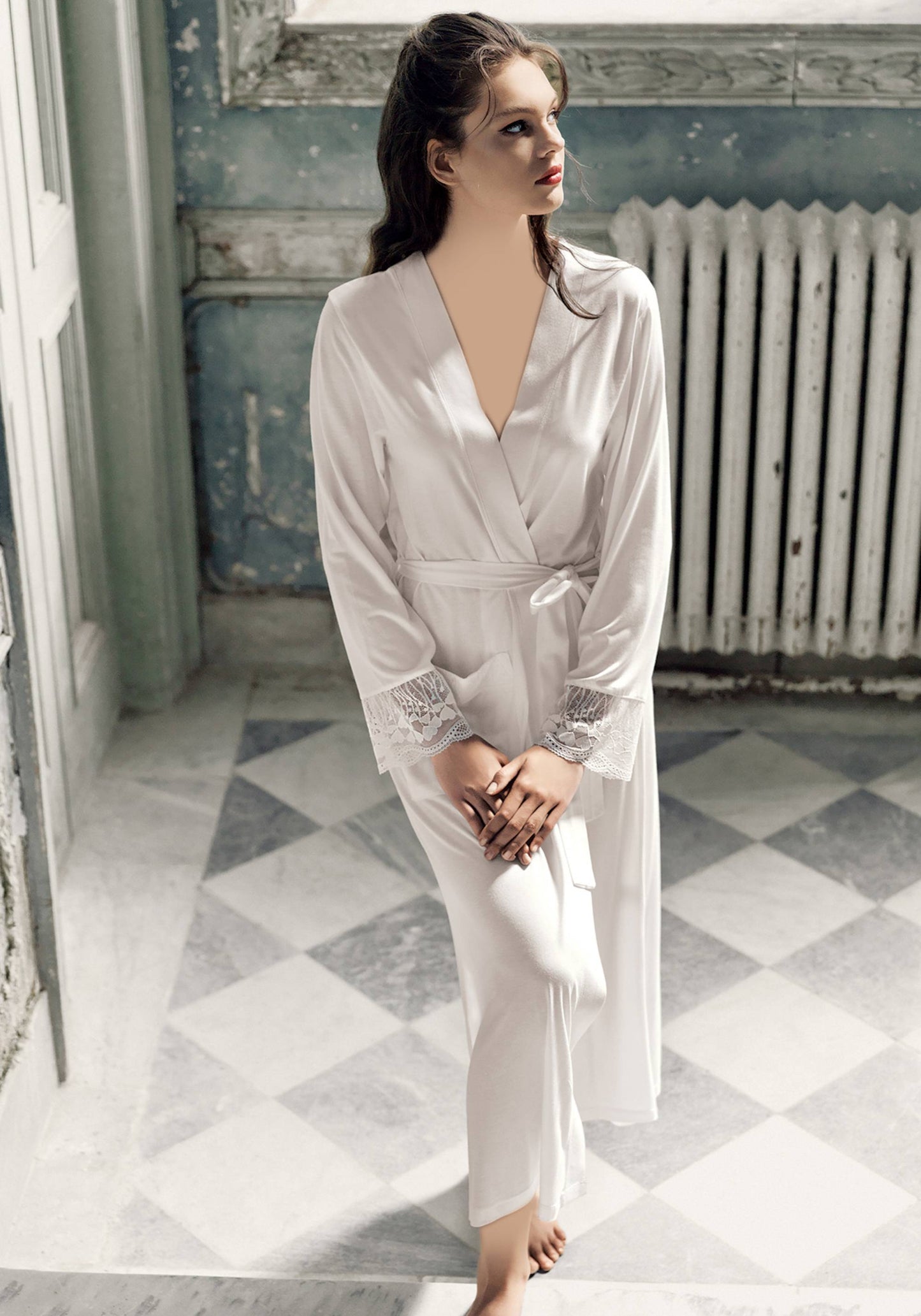 S&L Long Sleeve Long Robe