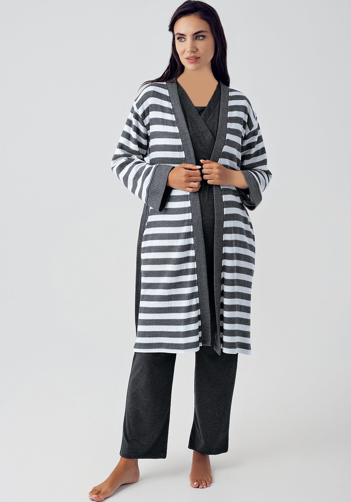 Waffle Melange Maternal 3 Piece