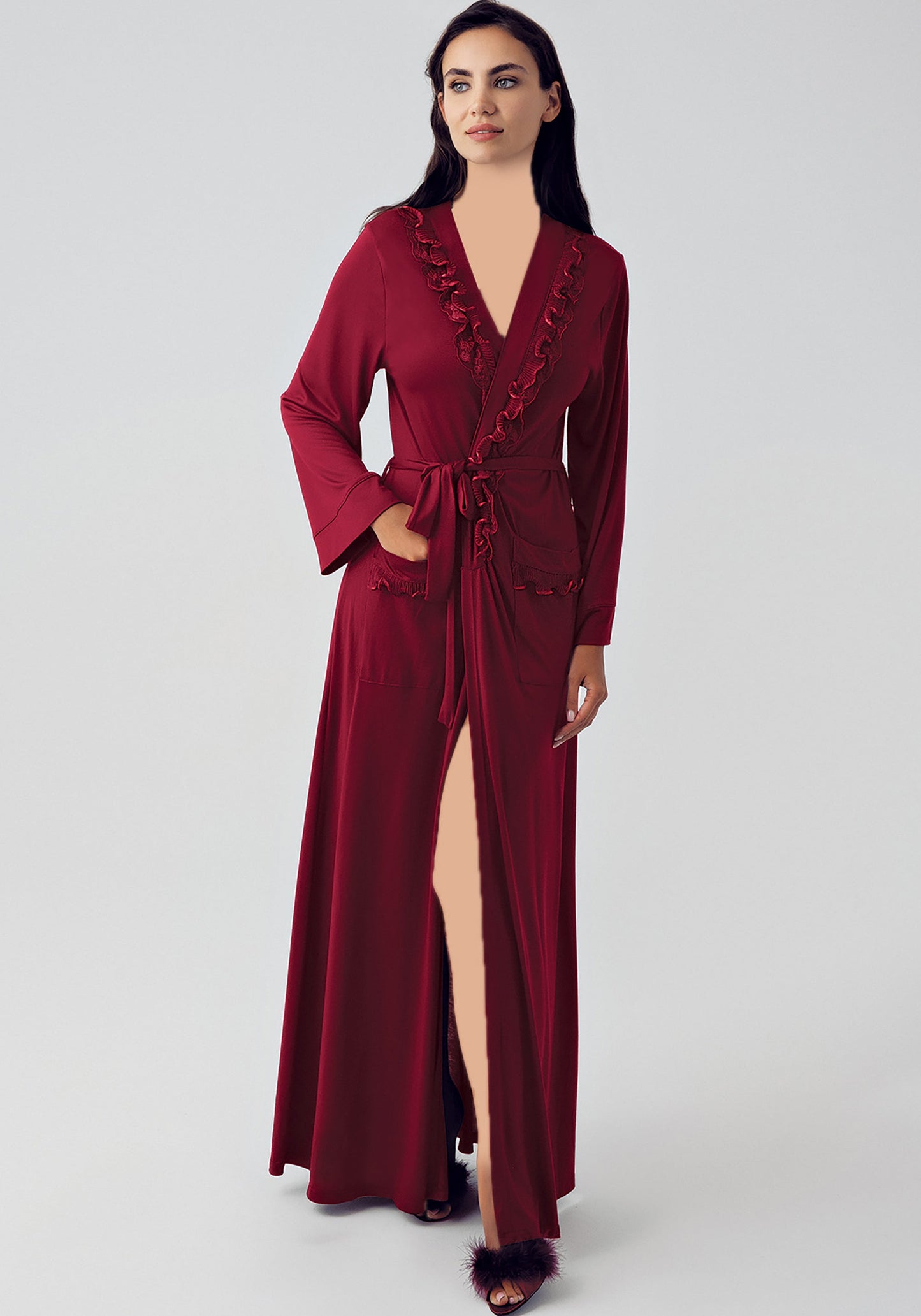 S&L Viscose Robe