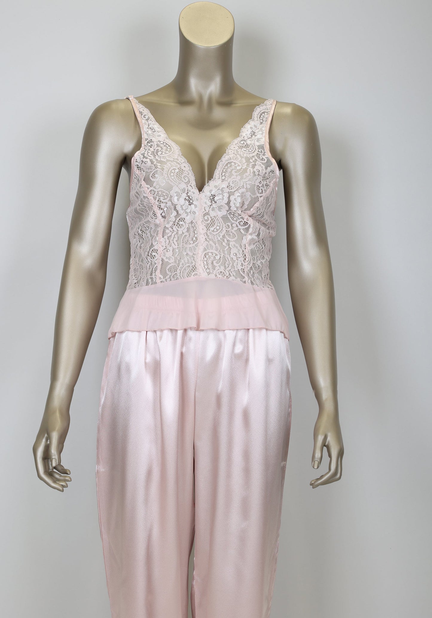 LNGR 3 Piece Satin Pajama