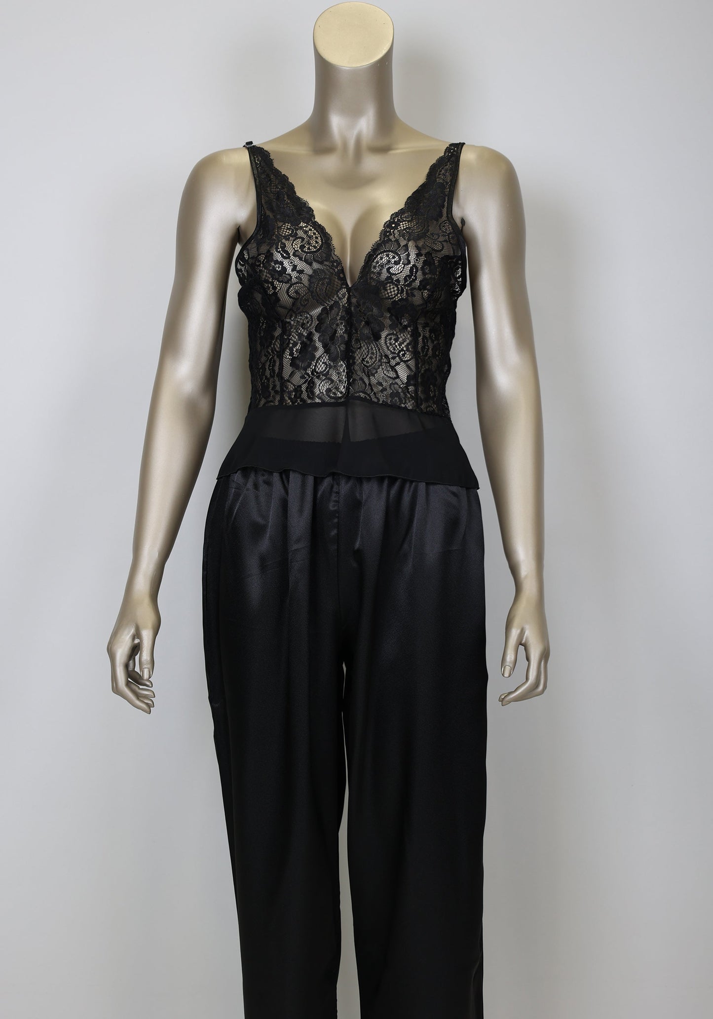 LNGR 3 Piece Satin Pajama