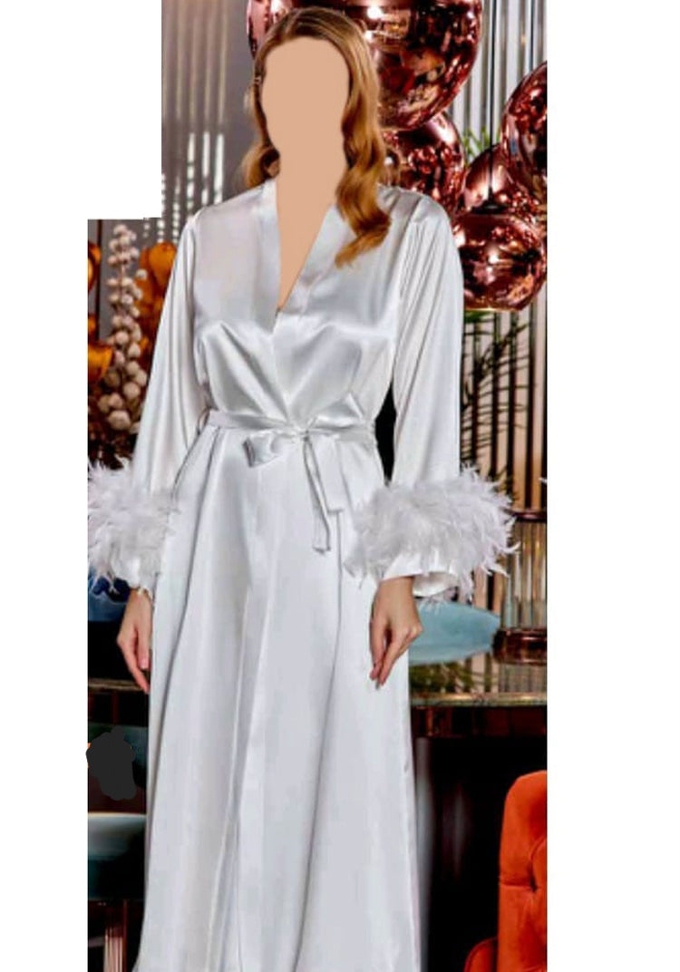 LNGR Bridal Furr Long Robe