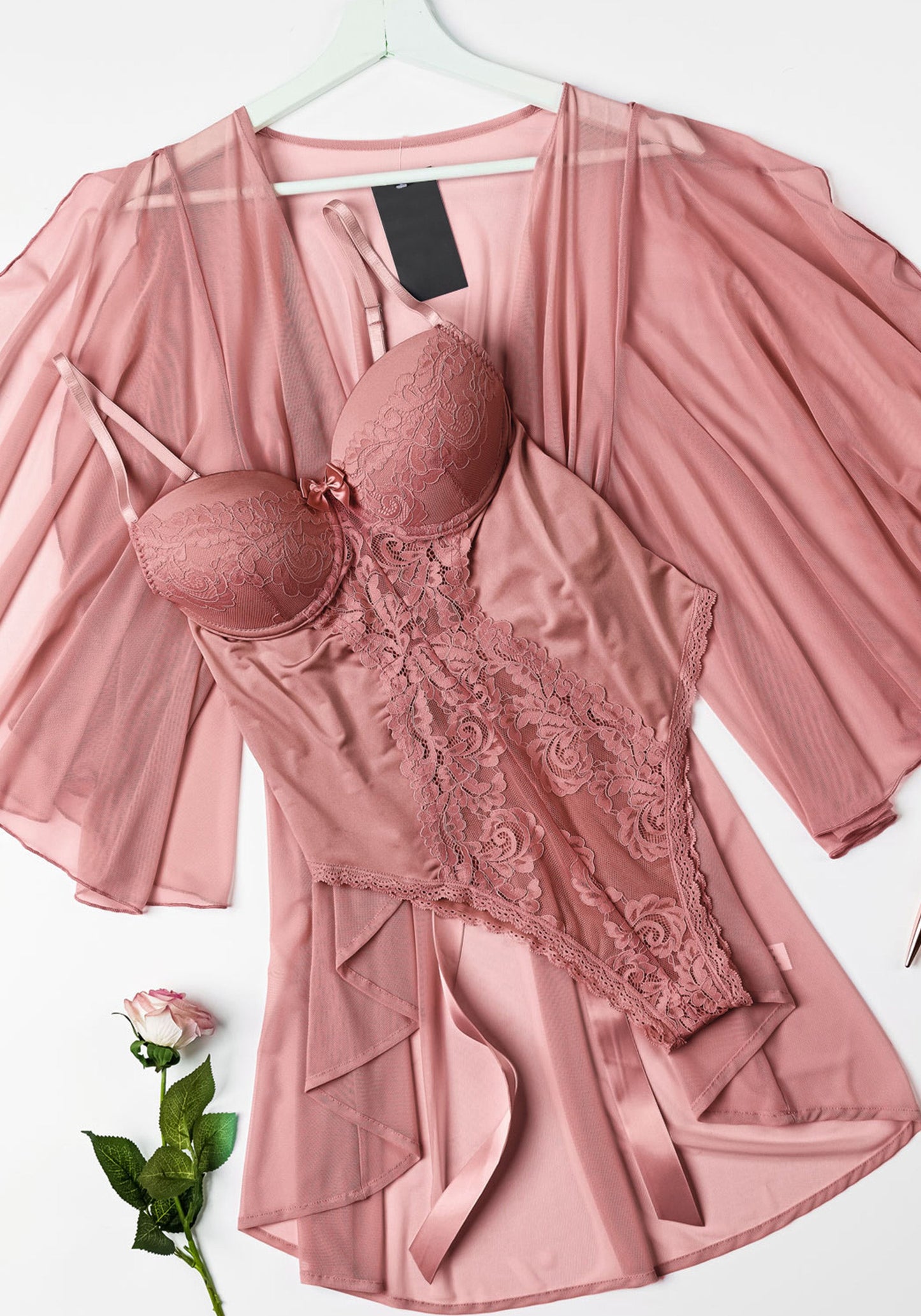 LNGR Bodysuit Robe Set