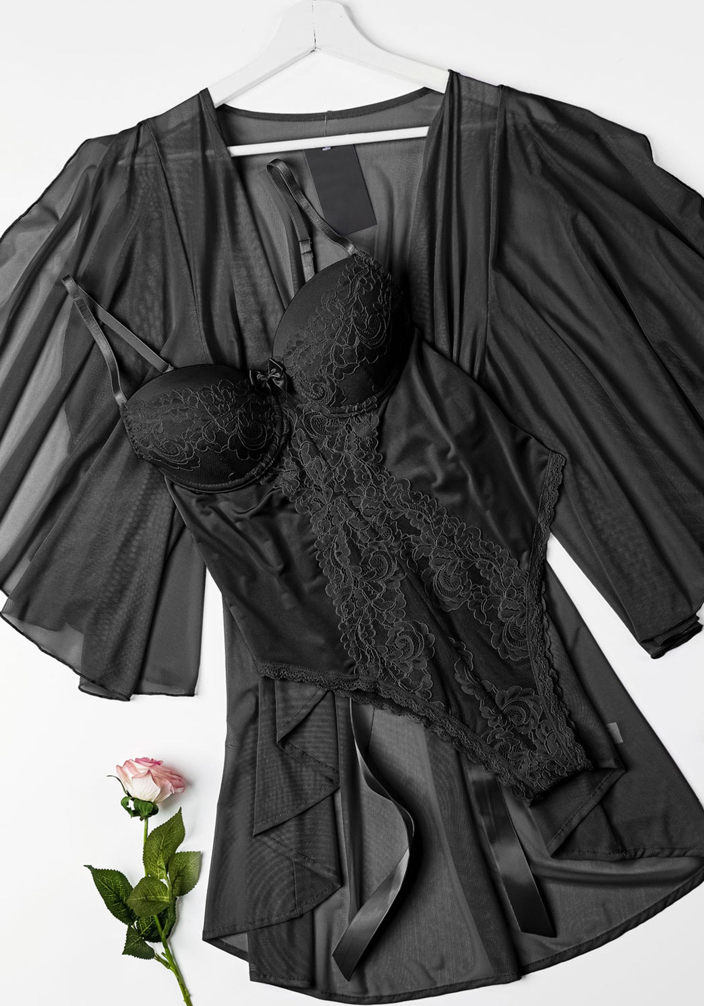 LNGR Bodysuit Robe Set