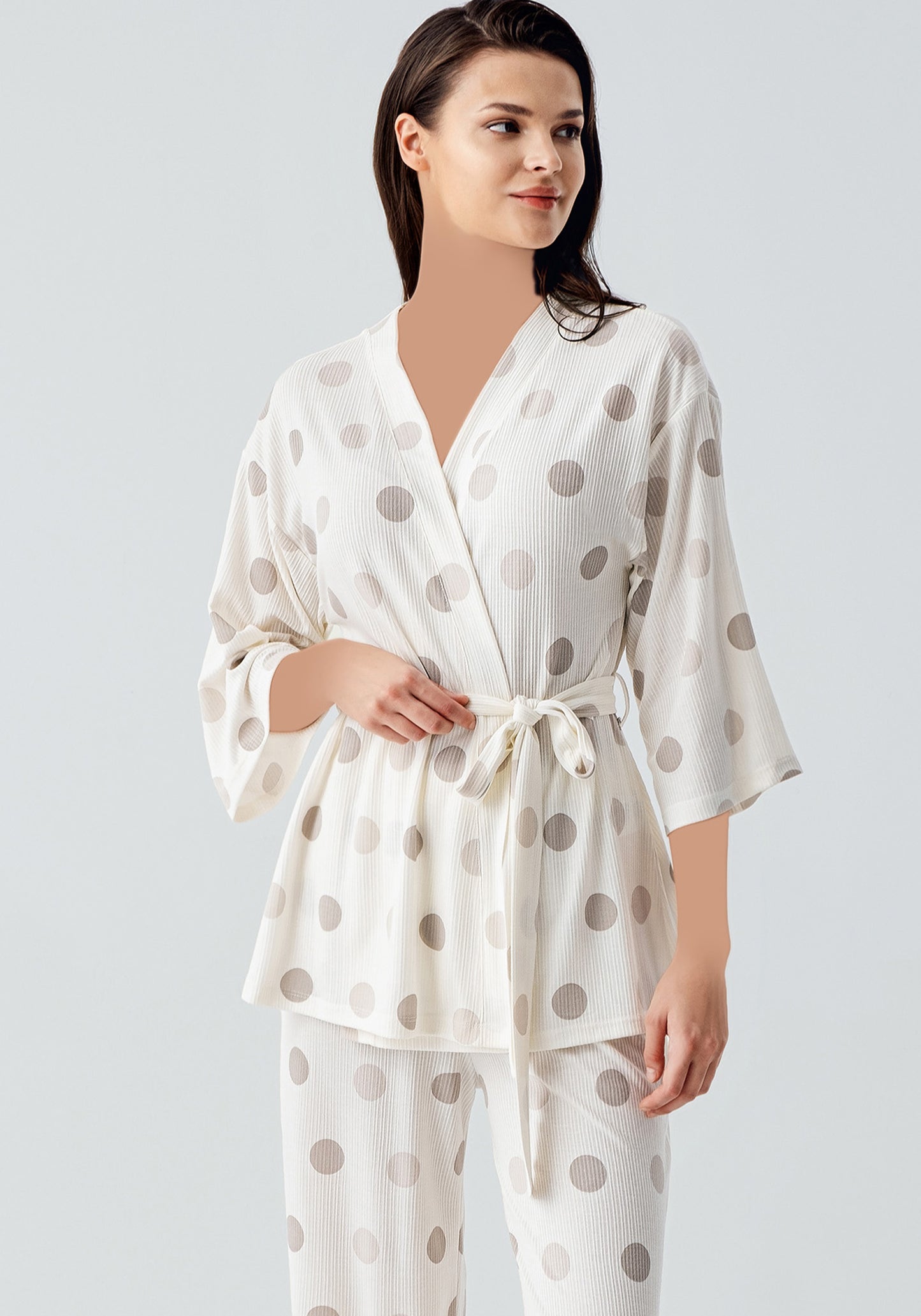 S&L Chords Robe-Top Pajama