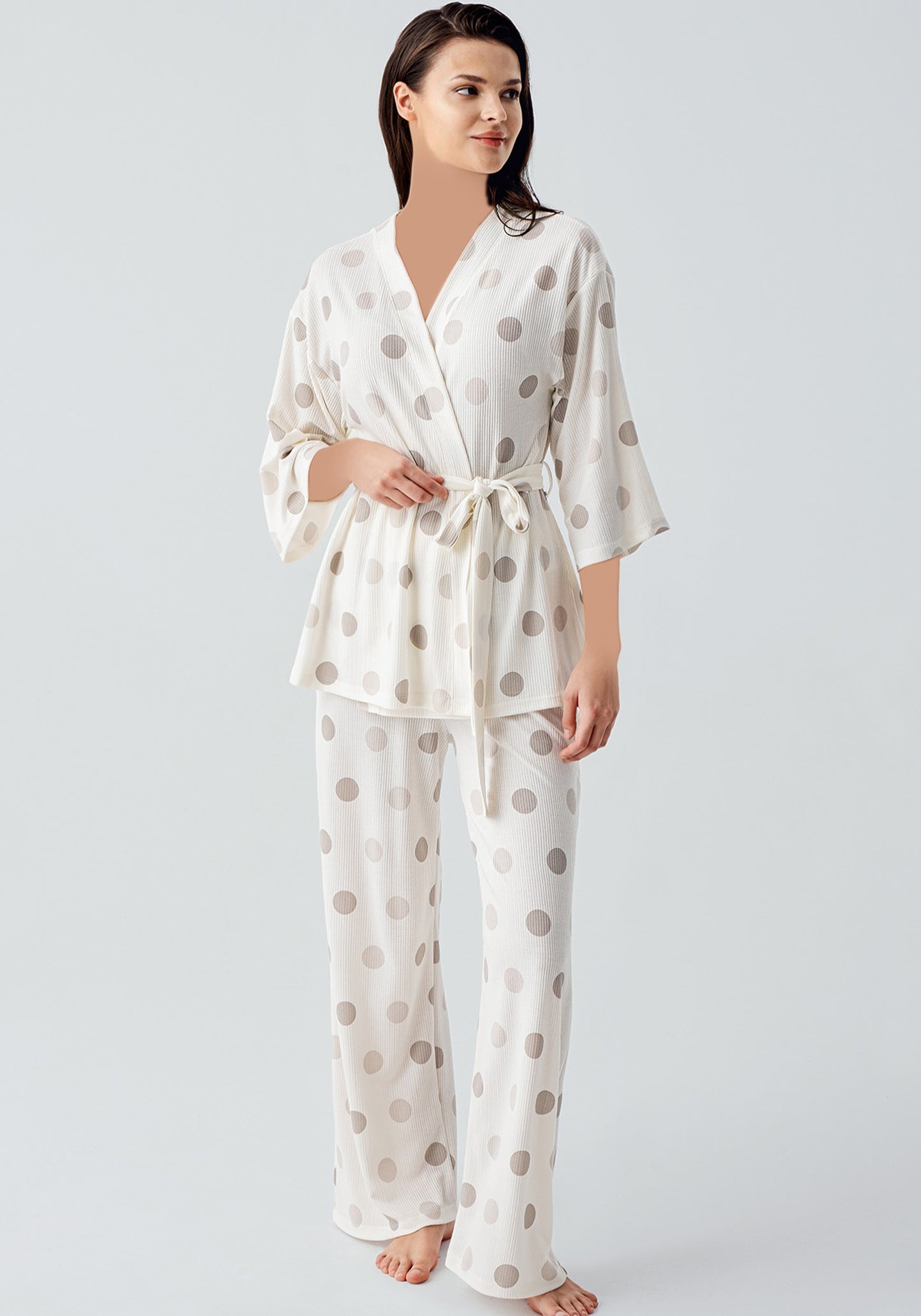 S&L Chords Robe-Top Pajama