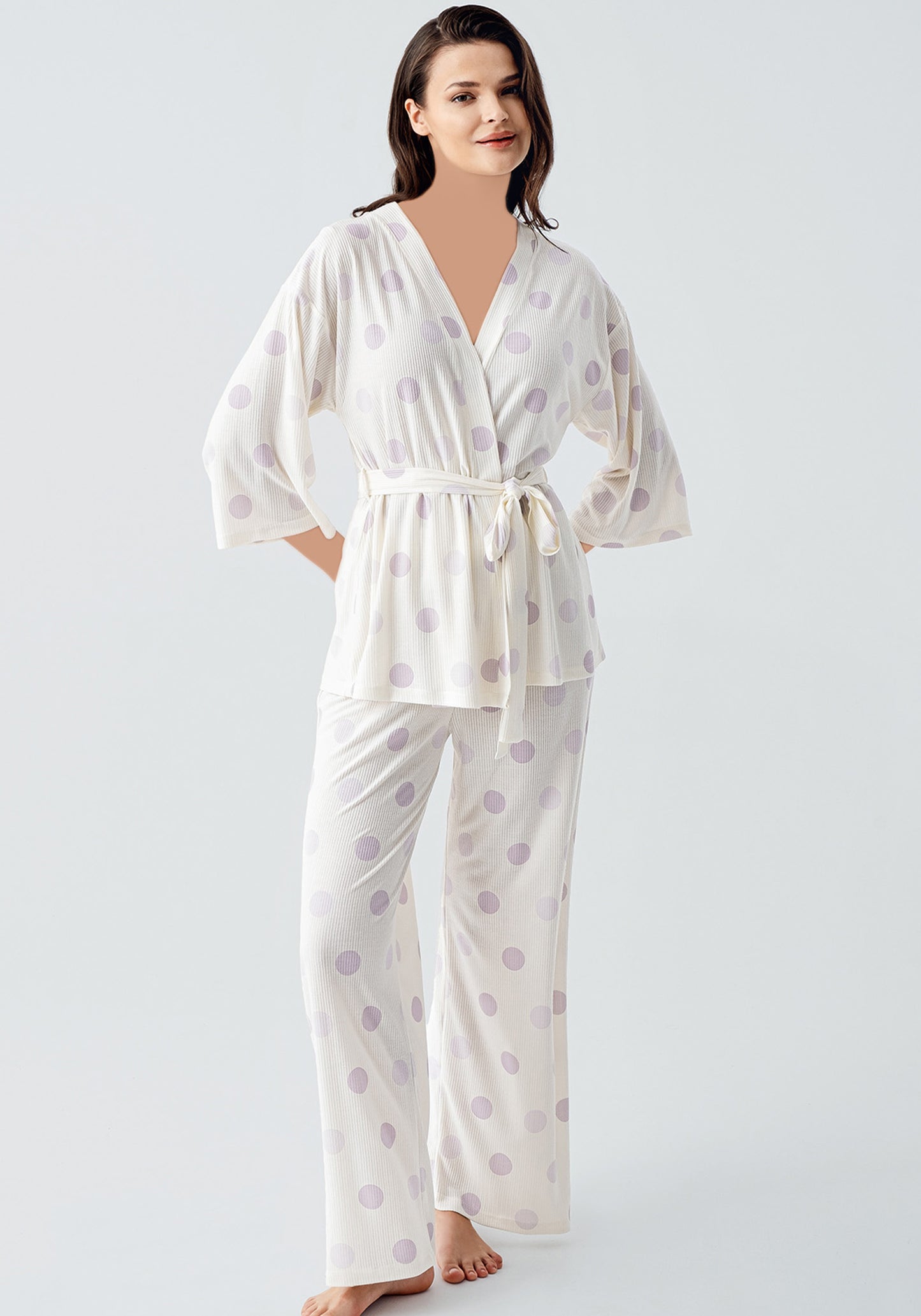 S&L Chords Robe-Top Pajama