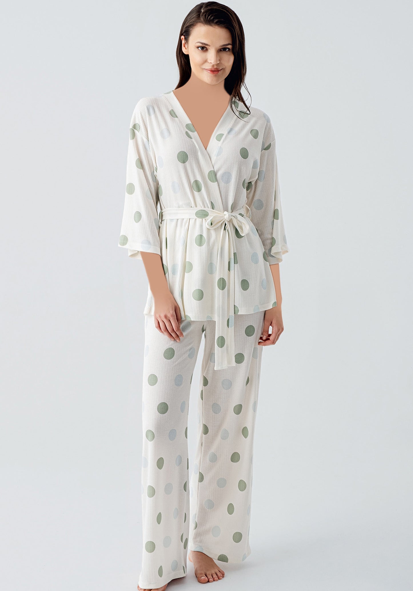 S&L Chords Robe-Top Pajama