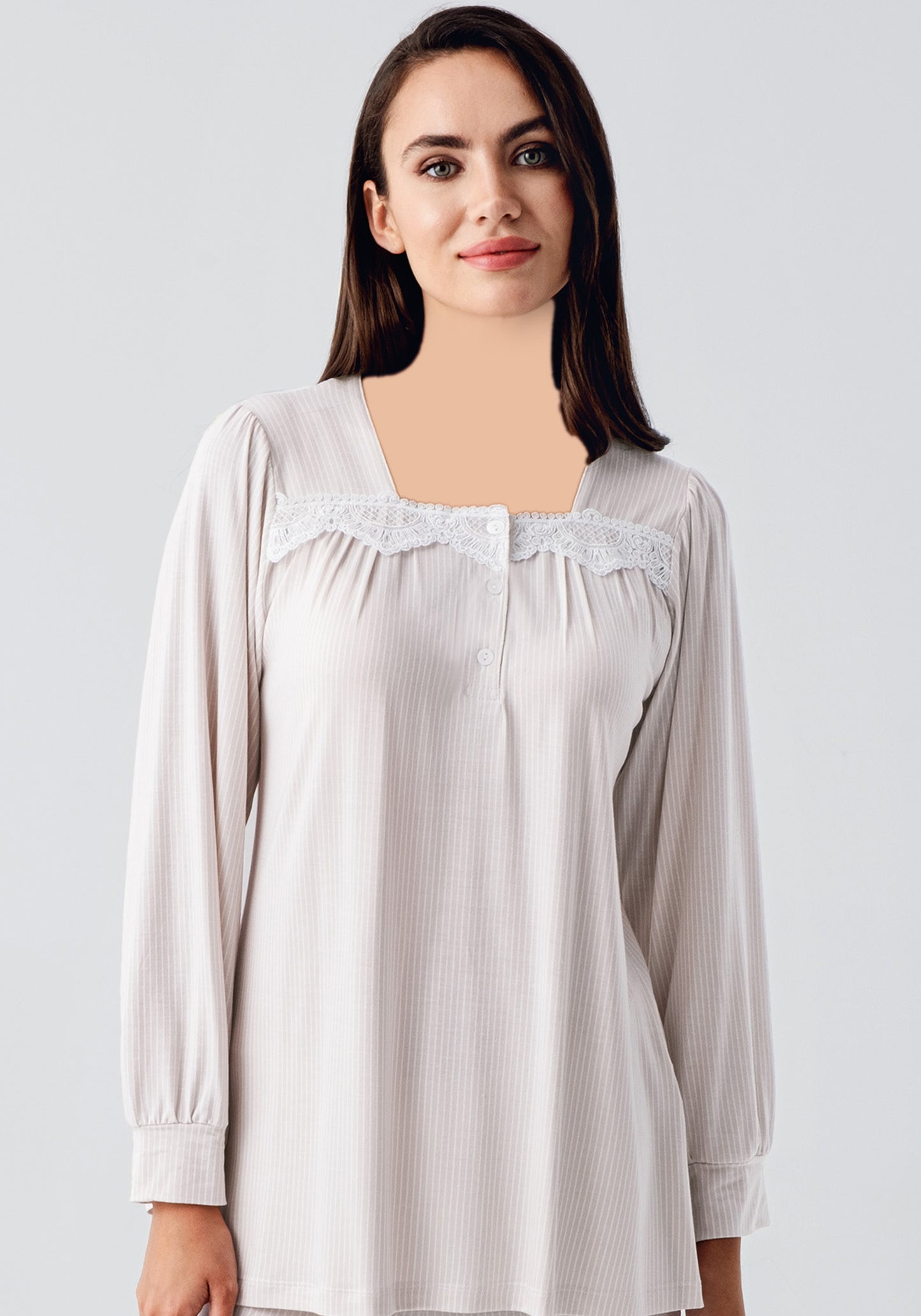 Maternal Long Sleeve Long Nighty