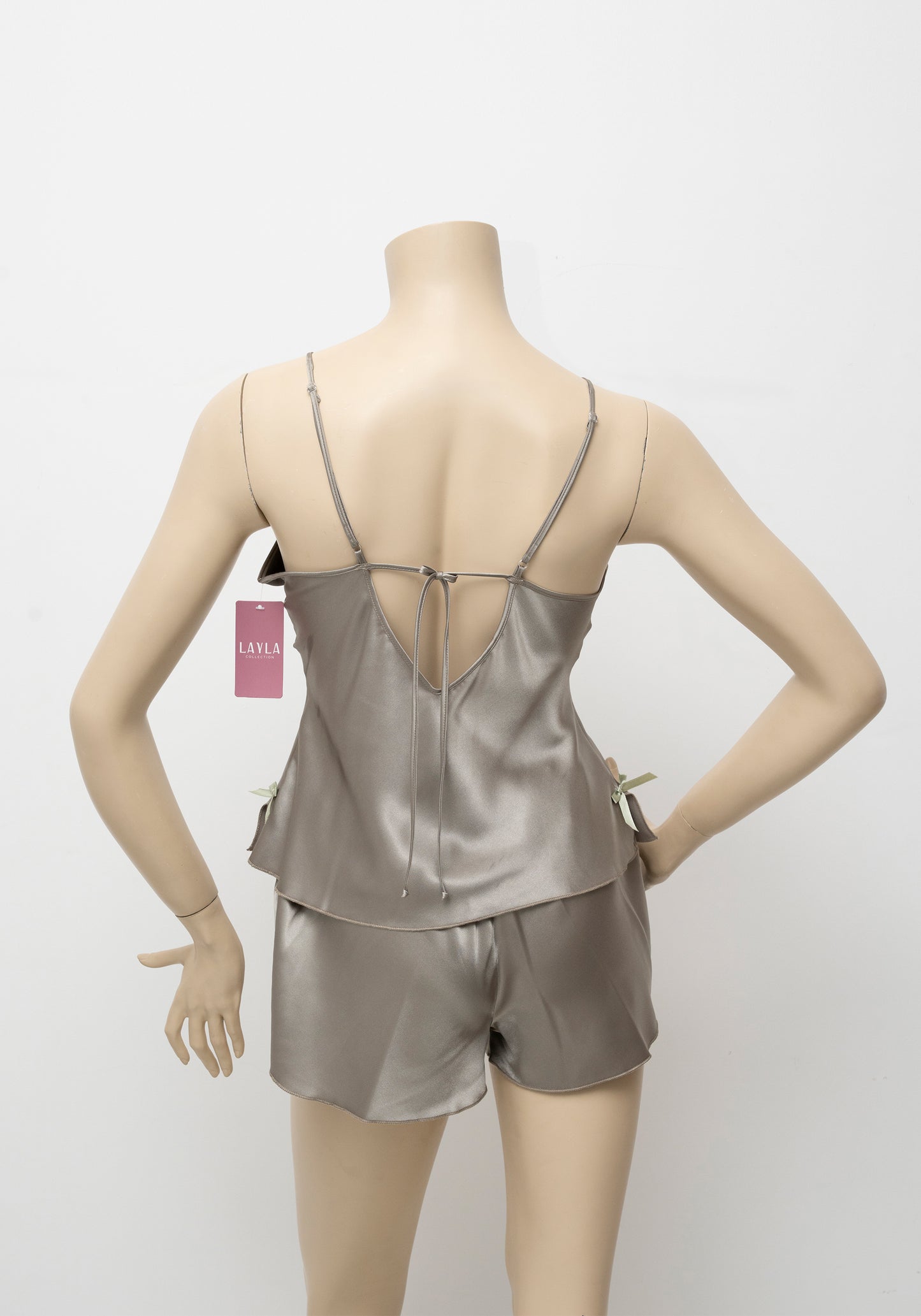 LNGR Satin Short Set