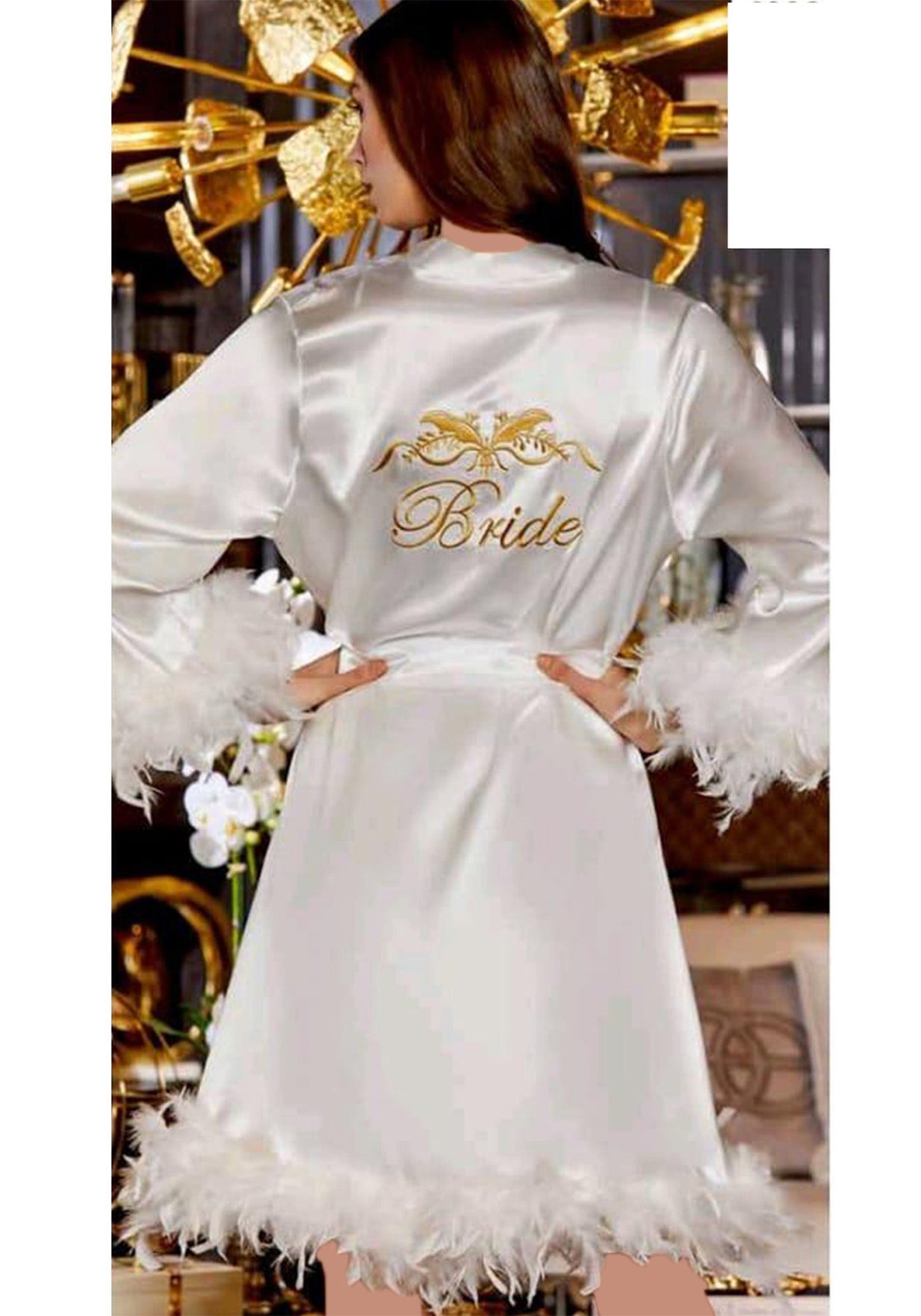 LNGR Bridal Furr Long Robe