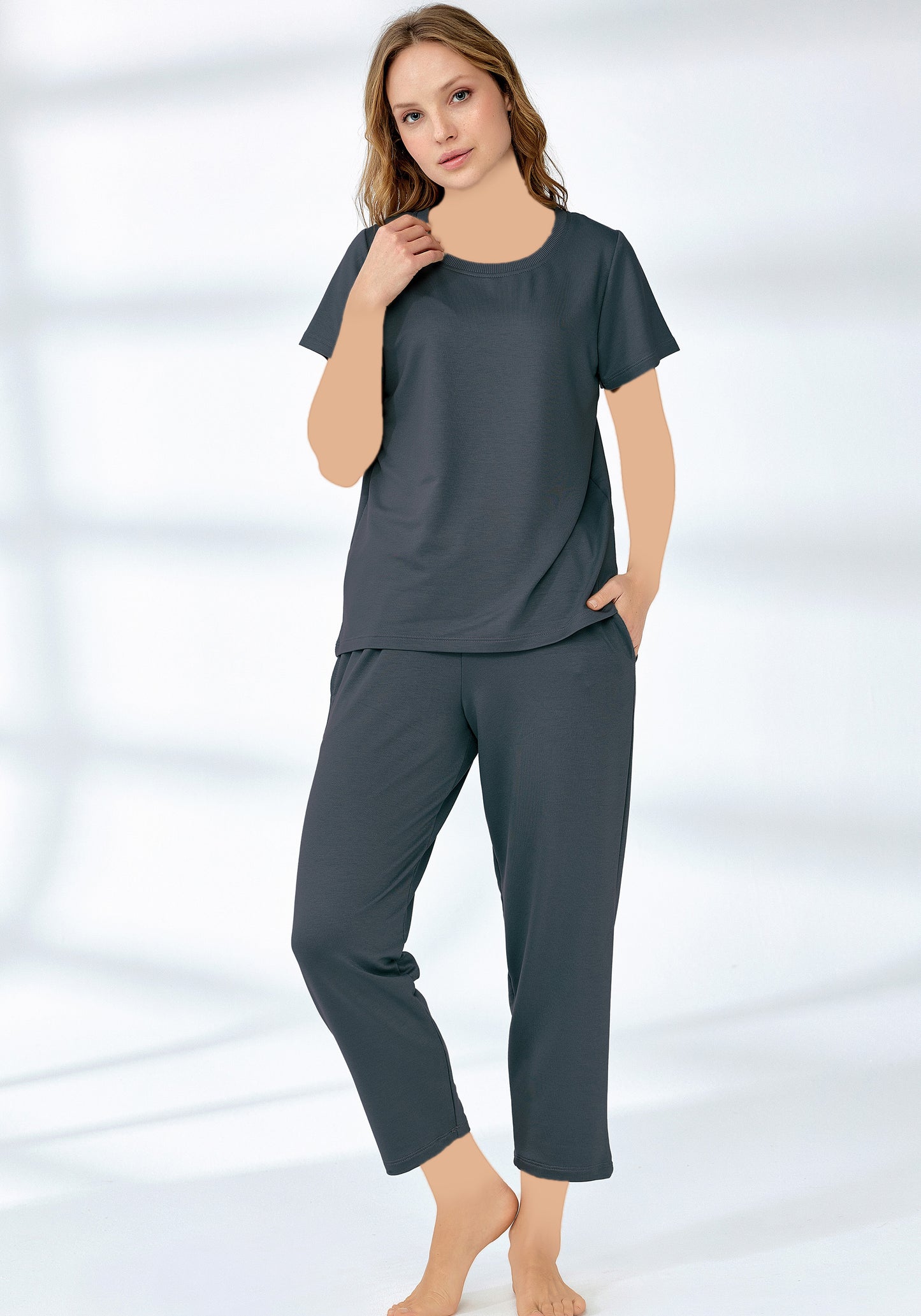 Plus Size Short Sleeve Pajama