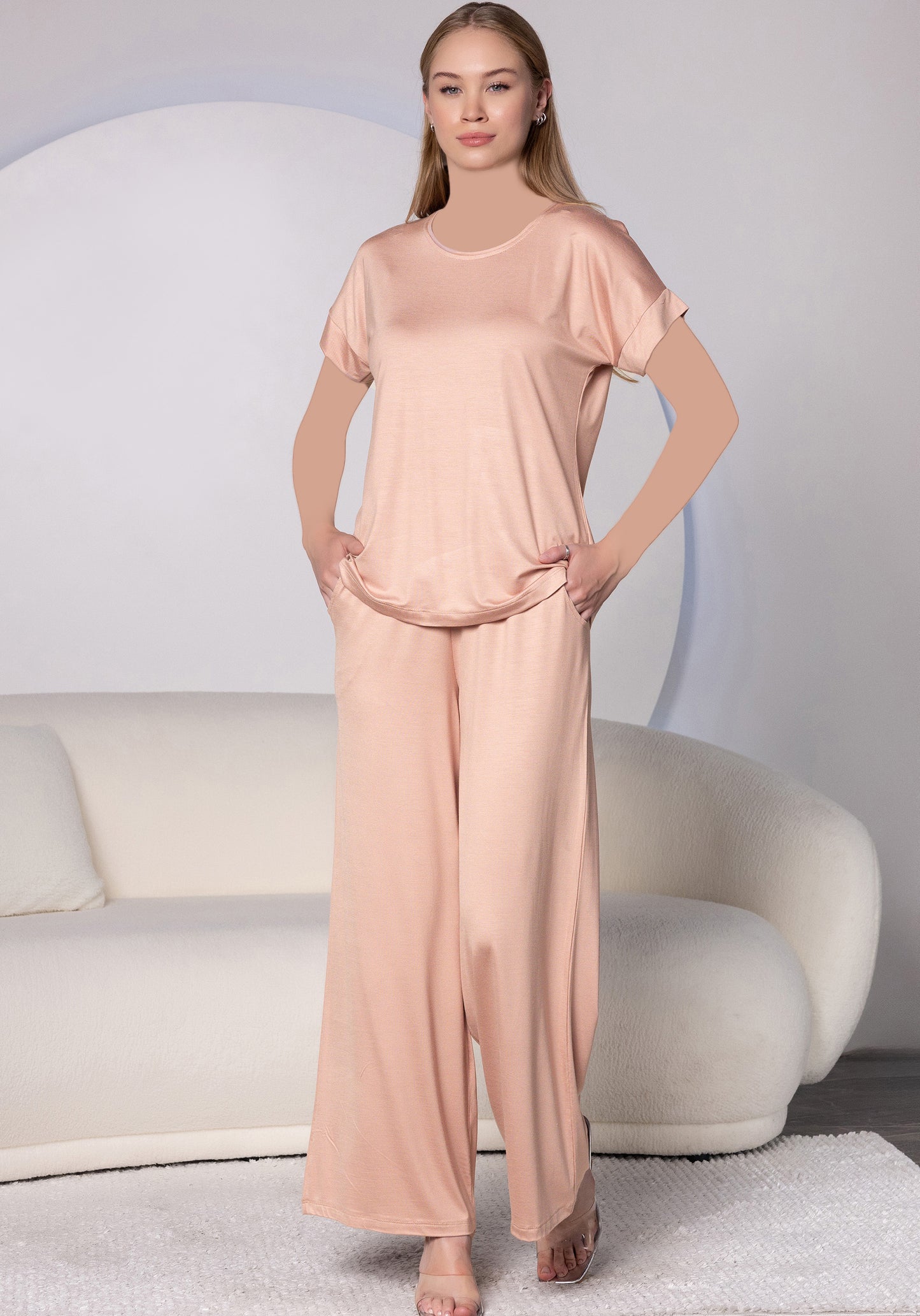 Plus Size Short Sleeve Pajama