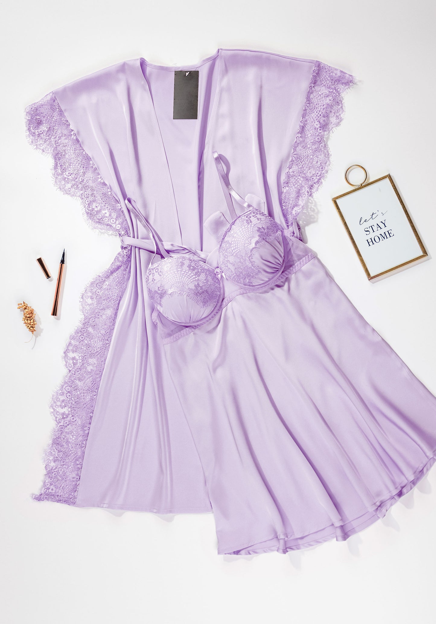 LNGR Babydoll With Robe Set