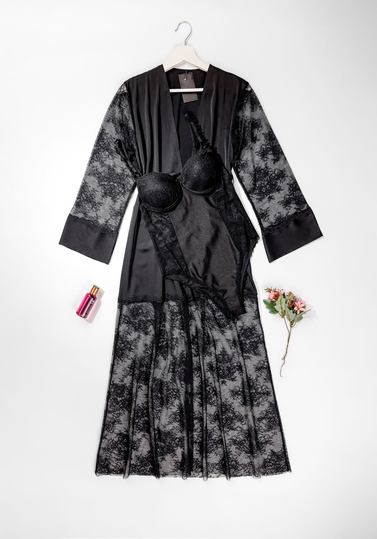 LNGR Bodysuit Long Robe Set