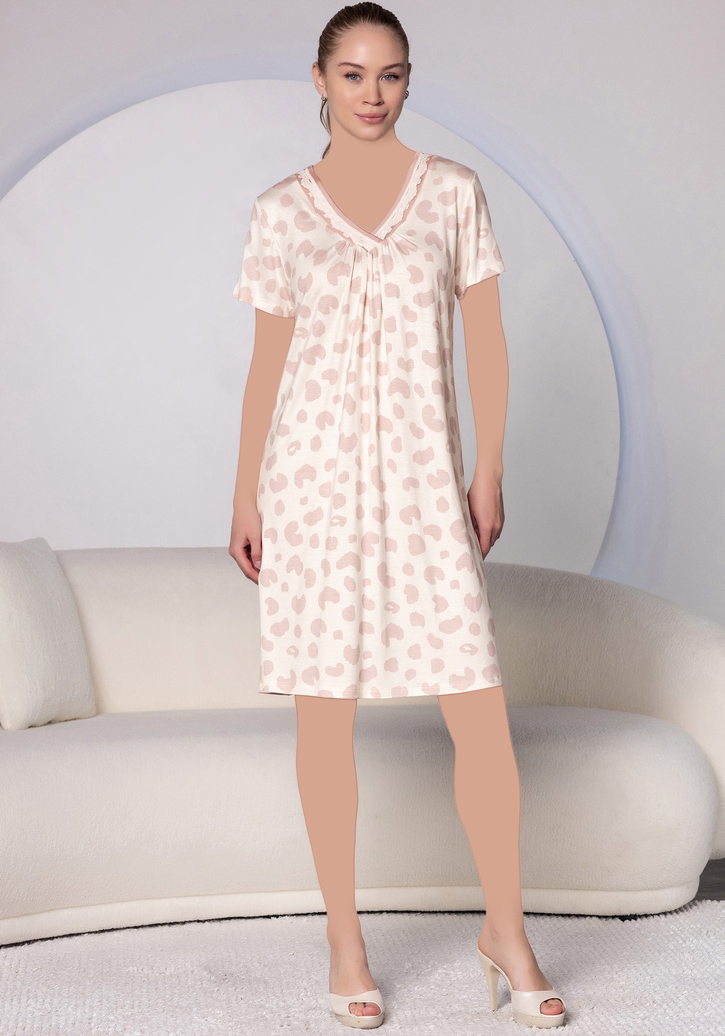 S&L Short Sleeve Nighty