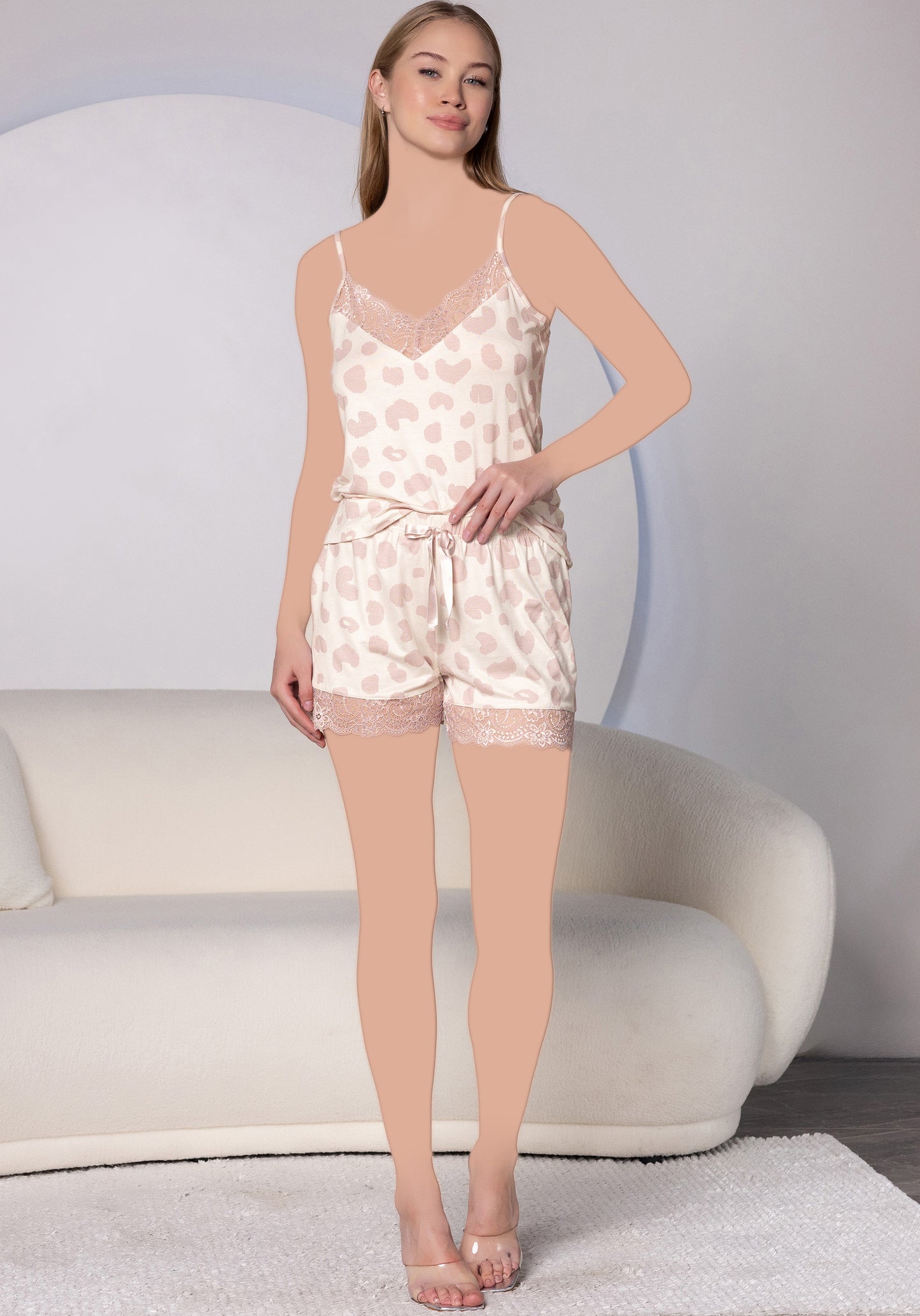 S&L Sleeveless Top With Short Set