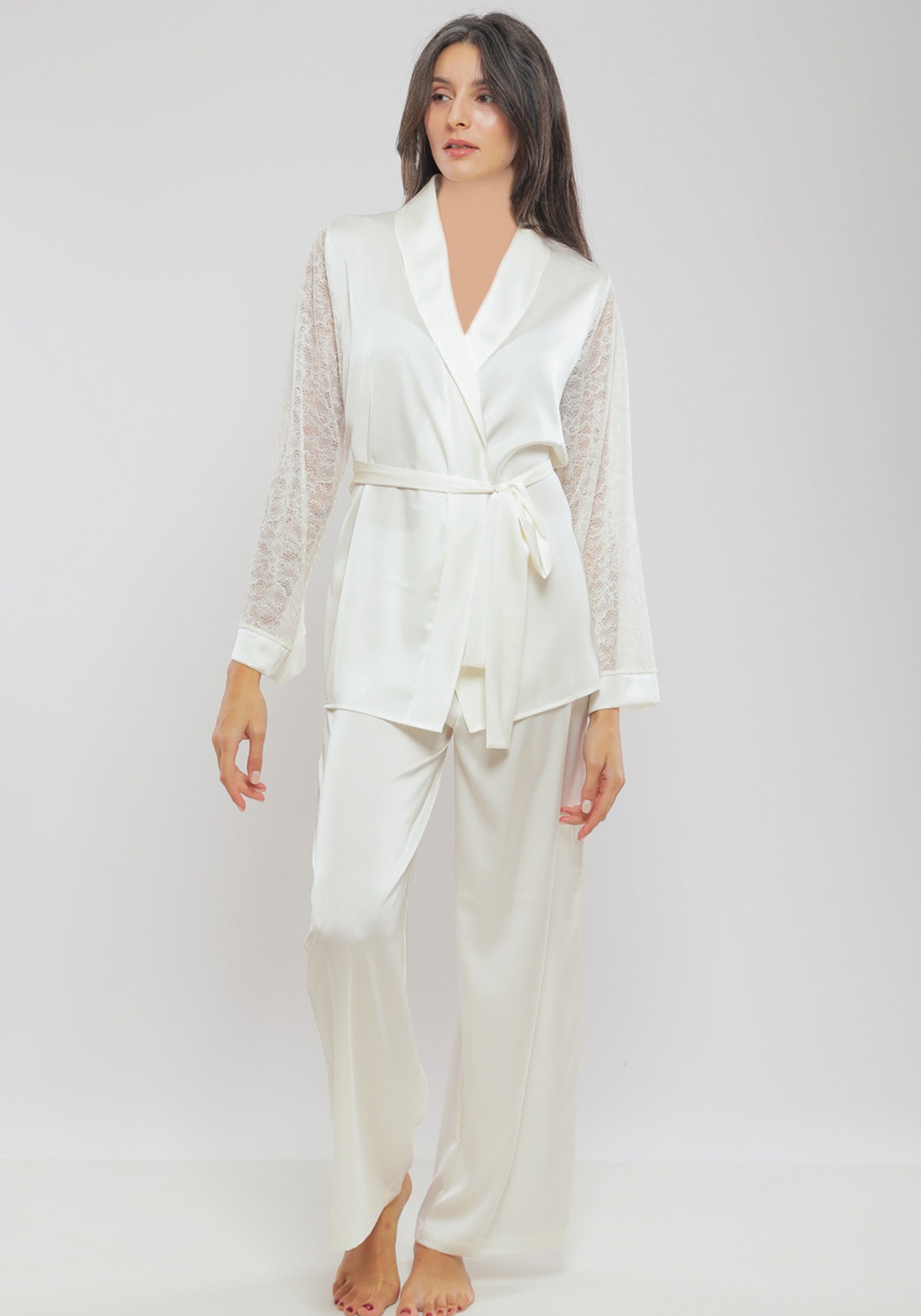 LNGR Satin Lace Pajama