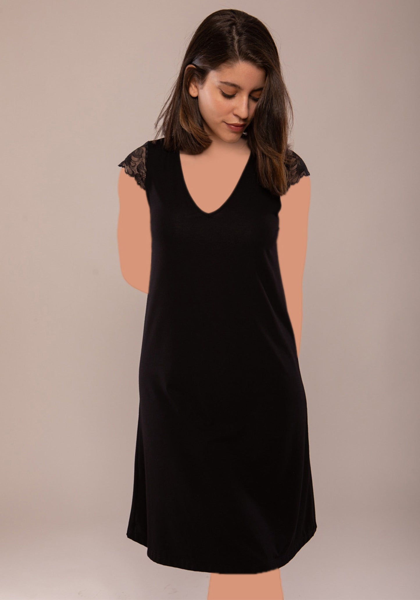 S&L Lace Short Nighty