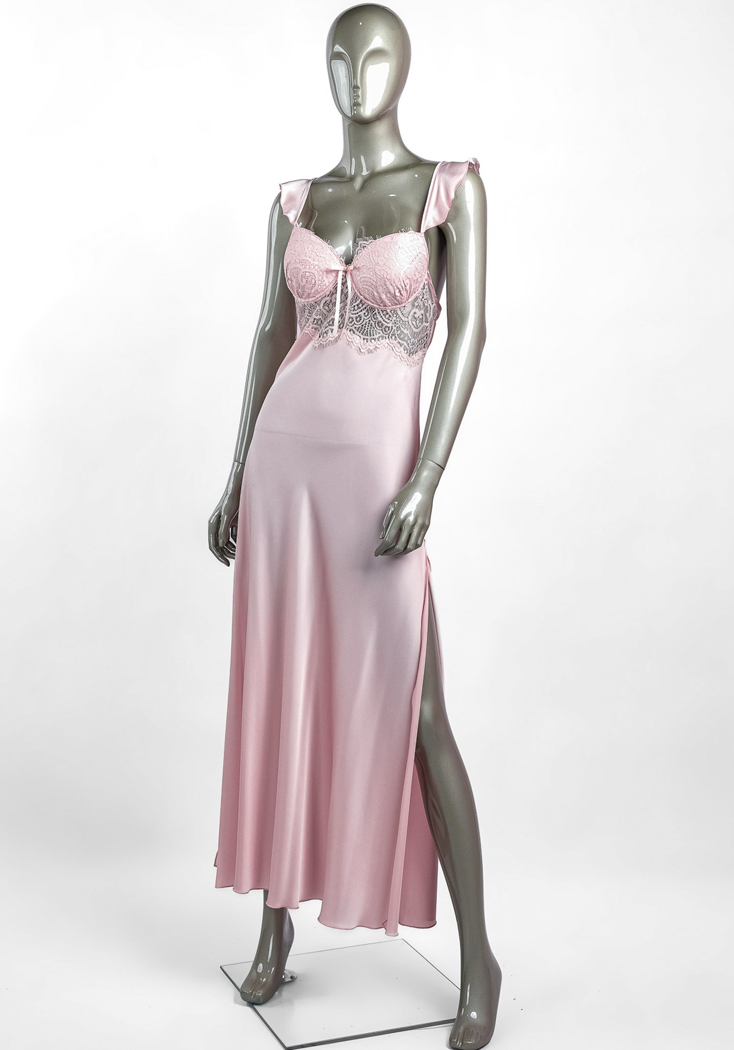 LNGR Satin Night Gown