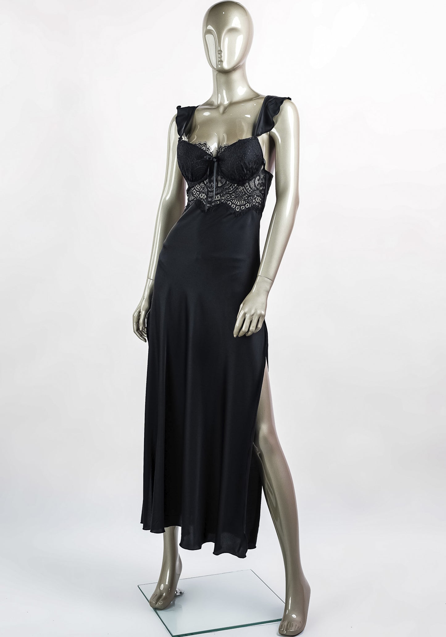 LNGR Satin Night Gown