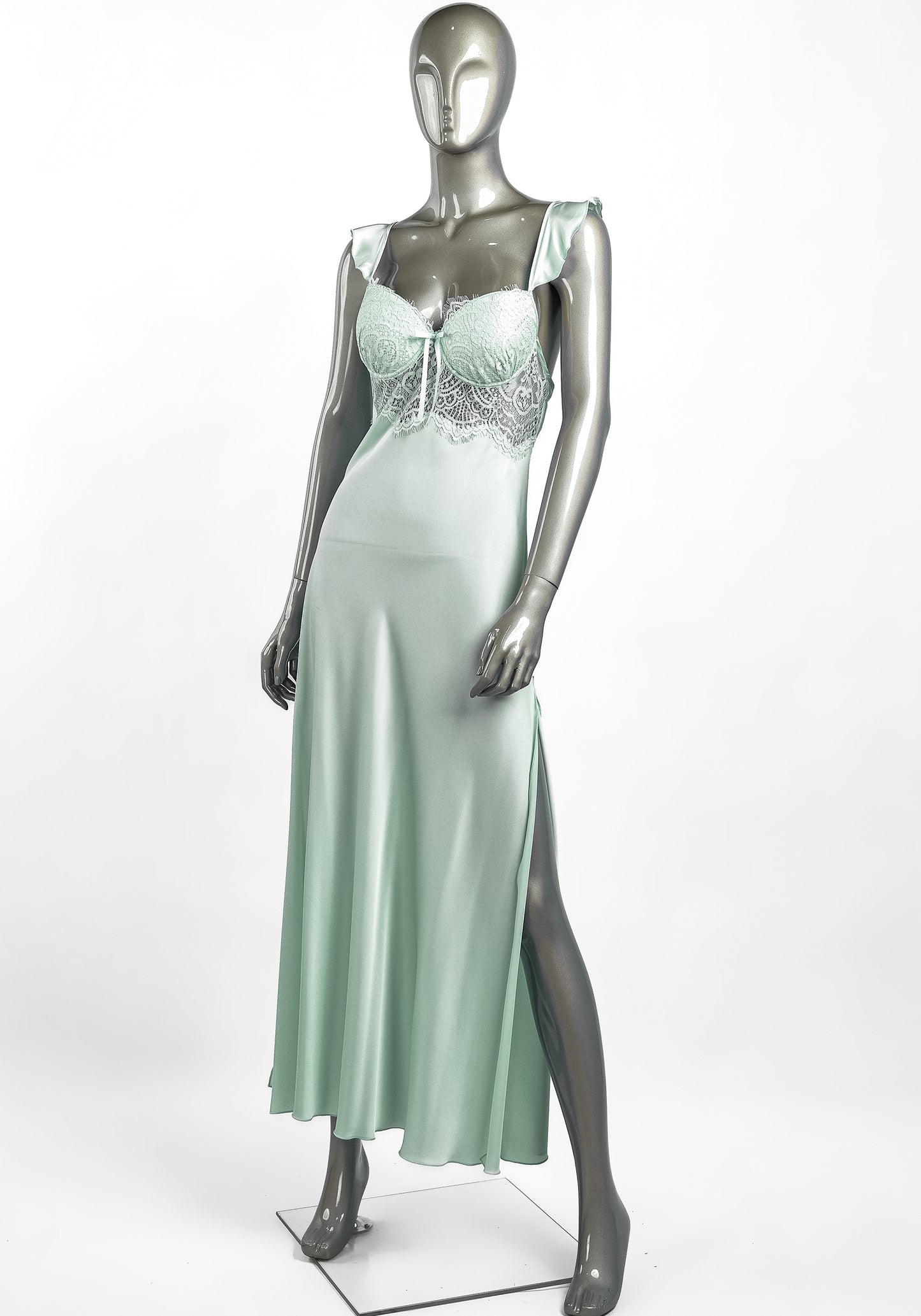 LNGR Satin Night Gown