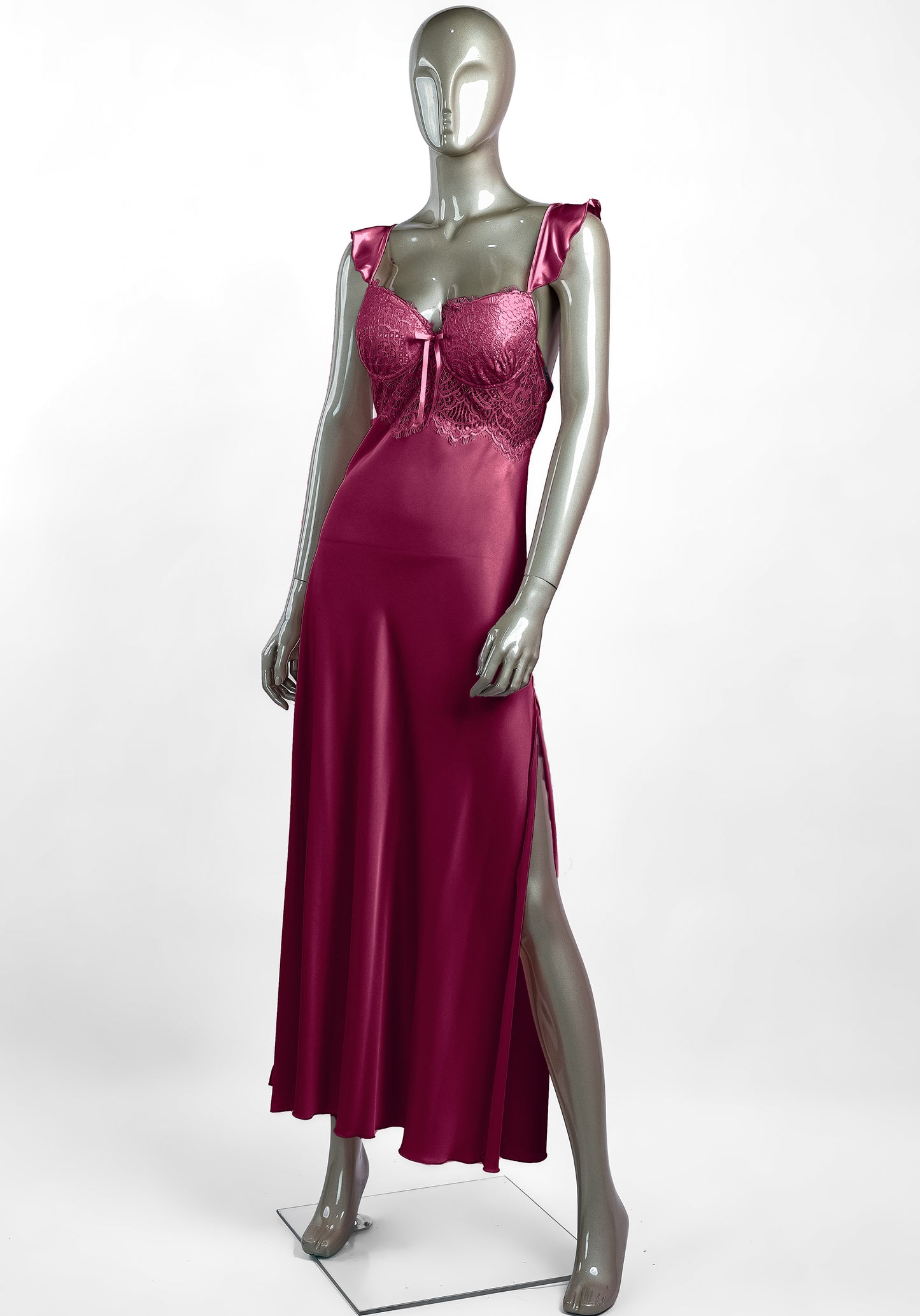 LNGR Satin Night Gown