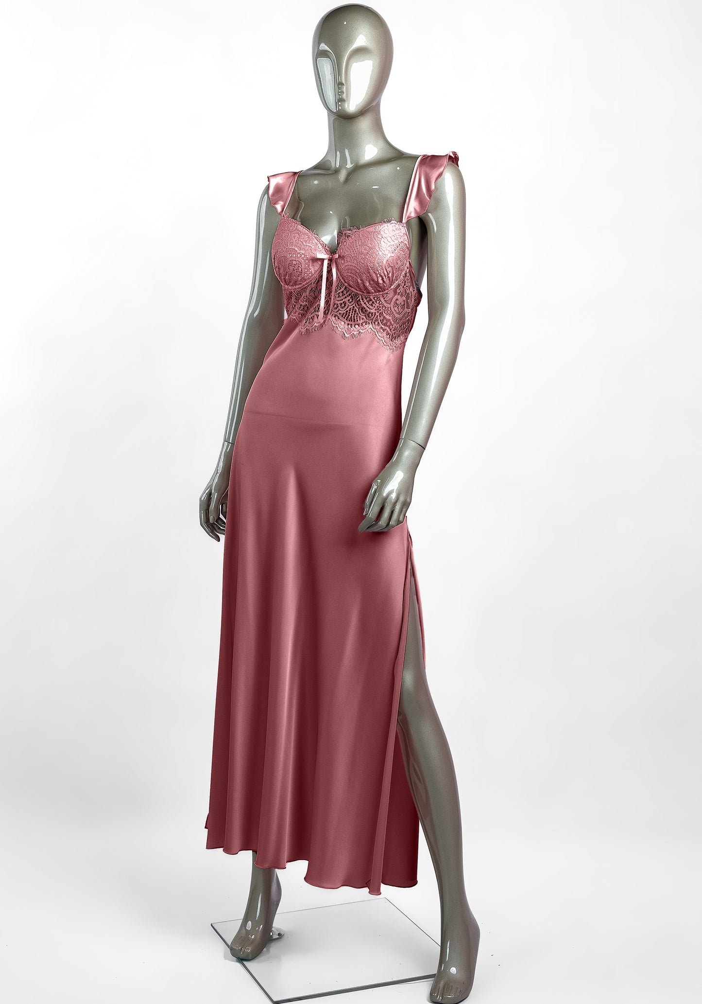 LNGR Satin Night Gown